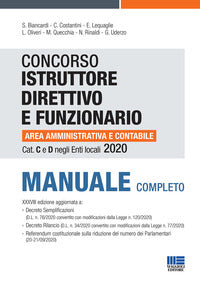 Concorso istruttore direttivo e funzionario - area amministrativa cat c d ngli enti locali 2020 