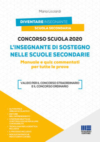 Insegnante di sostegno nelle scuole secondarie - manuale e quiz 