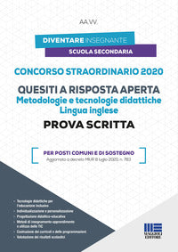 Concorso straordinario 2020 quesiti a risposta aperta lingua inglese - prova scritta 
