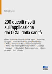 200 quesiti risolti sull'applicazione dei ccnl della sanita' 