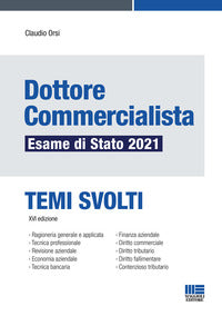 Dottore commercialista - esame di stato 2021 temi svolti 