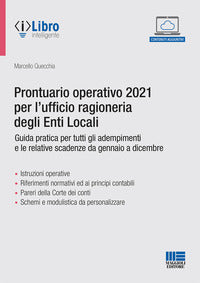 Prontuario operativo 2021 per l'ufficio ragioneria degli enti locali 