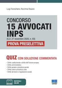 Concorso 15 avvocati inps - prova preselettiva quiz con soluzione commentata 