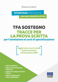 Tfa sostegno - tracce per la prova scritta 