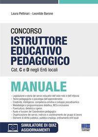 Concorso istruttore educativo pedagogico cat. c e d negli enti locali - manuale con espansione 