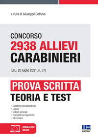 Concorso 2938 allievi carabinieri - prova scritta teoria e test 
