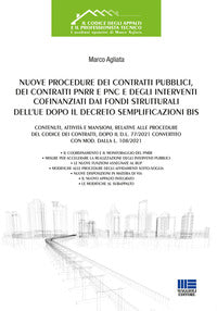 Nuove procedure dei contratti pubblici dei contratti pnrr e pnc e degli interventi cofinanziati 