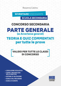 Concorso secondaria. parte generale ex avvertenze generali 