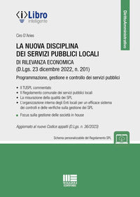 Nuova disciplina dei servizi pubblici locali di rilevanza economica 