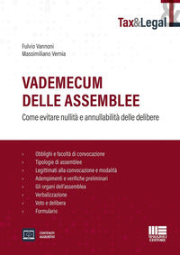 Vademecum delle assemblee - come evitare nullita' e annullabilita' delle delibere 