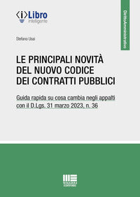 Principali novita' del codice dei contratti pubblici 