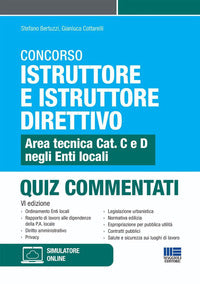Concorso istruttore e istruttore direttivo area tecnica cat. c e d negli enti locali quiz commenta 