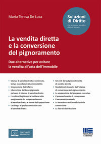 Vendita diretta e la conversione del pignoramento - due alternative per evitare la vendita 