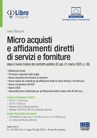 Micro acquisti e affidamenti diretti di servizi e forniture dopo il nuovo codice dei contratti 