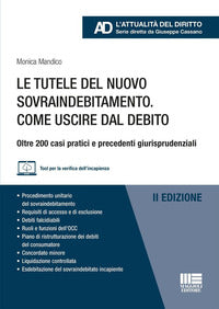 Tutele del nuovo sovraindebitamento - come uscire dal debito oltre 200 casi pratici e precedenti 