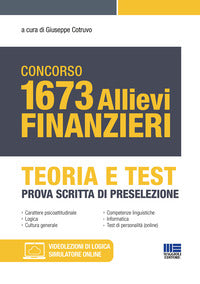 Concorso 1673 allievi finanzieri teoria e test - prova scritta di preselezione 
