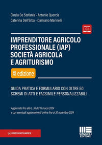 Imprenditore agricolo professionale iap societa' agricola e agriturismo 