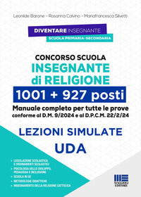 Concorso scuola insegnante di religione 6428 posti - manuale completo per tutte le prove 