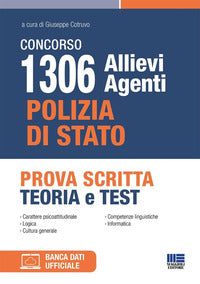 Concorso 1306 allievi agenti di polizia di stato - prova scritta teoria e test 