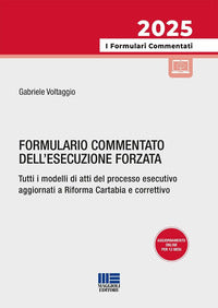 Formulario commentato dell'esecuzione forzata 2025 tutti i modelli di atti del processo esecutivo 