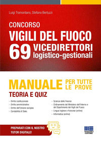 Concorso vigili del fuoco 69 vicedirettori logistico gestionali manuale per tutte le prove teoria 
