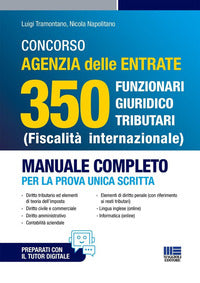 Concorso agenzia delle entrate 350 funzionari giuridico tributari - fiscalita' internazionale 