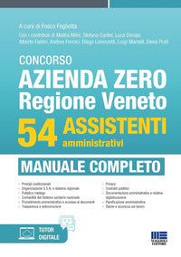 Concorso azienda zero regione veneto - 54 assistenti amministrativi manuale completo 