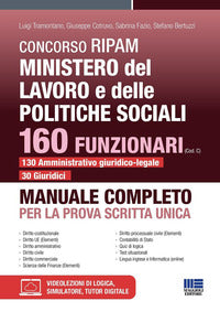 Concorso ripam ministero del lavoro e delle politiche sociali 160 funzionari cod. c 130 