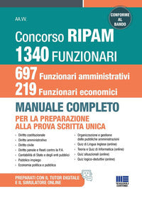 Concorso ripam 1340 funzionari - 697 funzionari amministrativi e 219 funzionari economici manuale 