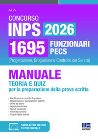 Concorso inps 1695 funzionari pecs (progettazione, erogazione e controllo dei servizi) 