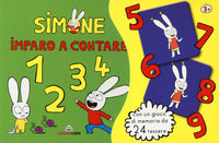 Simone imparo a contare 1 2 3 4 
