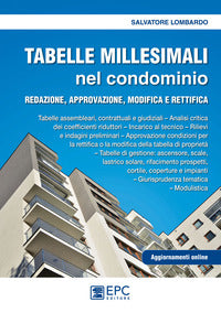 Tabelle millesimali nel condominio - redazione approvazione modifica e rettifica 
