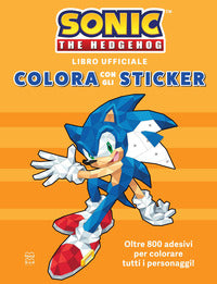 Sonic the hedgehog - colora con gli sticker 