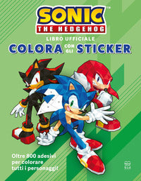 Sonic the hedgehog - colora con gli sticker 