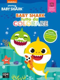 Baby shark tutto da colorare 
