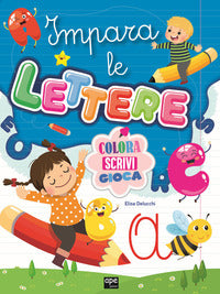 Impara le lettere - colora scrivi e gioca 