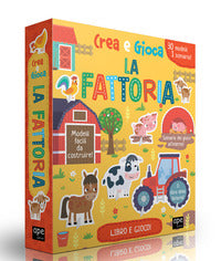 Crea e gioca la fattoria con 30 cartoni sagomati con puzzle 
