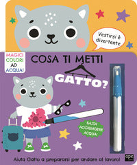 Cosa ti metti gatto ? con pennarello magico 