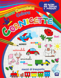 Gioca completa e colora le cornicette 