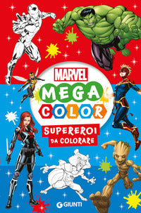 Mega color marvel - supereroi da colorare 