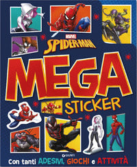 Spiderman mega sticker - con tanti adesivi giochi e attivita' 