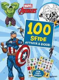 Avengers 100 sfide attivita' e giochi. con adesivi 