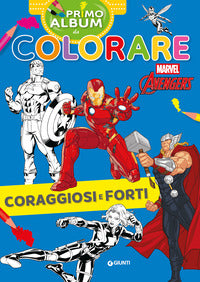 Colorare marvel avengers coraggiosi e forti 