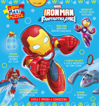 Iron man - gioca e impara a conoscerli libro maxi puzzle 