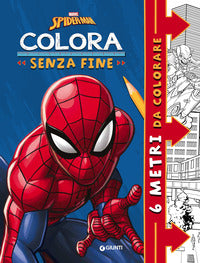 Spiderman colora senza fine 6 metri da colorare 