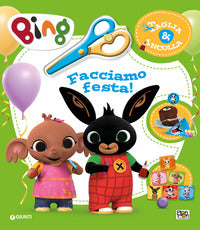 Facciamo festa ! taglia e incolla bing con forbicina in plastica 