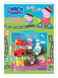 Beep beep - viaggia con peppa! peppa pig con adesivi 