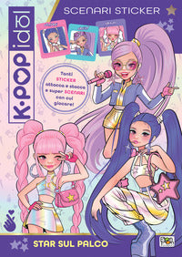 Star sul palco - k-pop idol scenari sticker 
