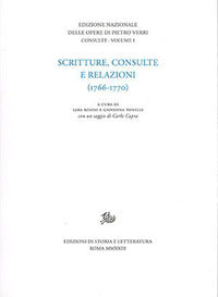 Scritture, consulte e relazioni (1766-1770) 