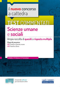 Scienze umani e sociali - test commentati 
